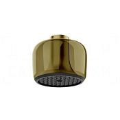 Gessi Perle Верхний душ d41 см, потолочный, с подсветкой, 2 вида струи, цвет: brushed brass PVD 57412#727