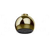 Gessi Perle Верхний душ d35 см, потолочный, с подсветкой, 1 вид струи, цвет: brushed brass PVD 57420#727