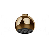 Gessi Perle Верхний душ d35 см, потолочный, с подсветкой, 1 вид струи, цвет: deep bronze brushed PVD 57420#791