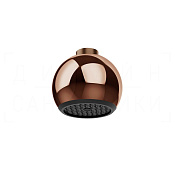 Gessi Perle Верхний душ d35 см, потолочный, с подсветкой, 2 вида струи, цвет: copper brushed PVD 57422#708