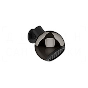 Gessi Perle Верхний душ d30 см, настенный, с подсветкой, 1 вид струи, цвет: matte black 57424#299