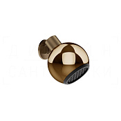 Gessi Perle Верхний душ d30 см, настенный, с подсвет., 1 вид струи, цвет: coffee bronze brushed PVD 57424#761