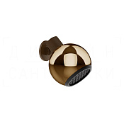 Gessi Perle Верхний душ d30 см, настенный, с подсветкой, 1 вид струи, цвет: dark bronze 57424#845