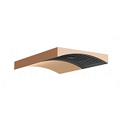 Gessi Perle Верхний душ 29,7х17,8 см, настенный, 1 вид струи, цвет: copper PVD 57504#030