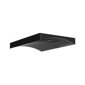 Gessi Perle Верхний душ 29,7х17,8 см, настенный, 1 вид струи, цвет: black metal PVD 57504#706