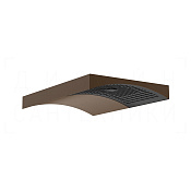 Gessi Perle Верхний душ 29,7х17,8 см, настенный, 1 вид струи, цвет: dark bronze 57504#845