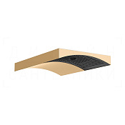 Gessi Perle Верхний душ 29,7х17,8 см, настенный, 2 вида струи, цвет: warm bronze PVD 57506#735