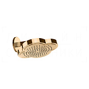 Gessi Ludovica Верхний душ 31 см, настенный кронштейн, 1 вид струи, цвет: warm bronze PVD 76148#735
