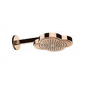 Gessi Ludovica Верхний душ 31 см, настенный кронштейн, 1 вид струи, цвет: copper PVD 76149#030