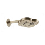 Gessi Ludovica Верхний душ 31 см, настенный кронштейн, 1 вид струи, цвет: finox brushed nickel 76149#149