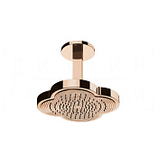 Gessi Ludovica Верхний душ 31 см, потолочный кронштейн, 1 вид струи, цвет: copper PVD 76152#030