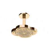 Gessi Ludovica Верхний душ 31 см, потолочный кронштейн, 1 вид струи, цвет: warm bronze PVD 76152#735