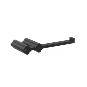 Gessi Ludovica Держатель для туалетной бумаги открытый, подвесной, цвет: matte black 76455#299