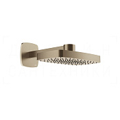 Gessi Jacqueline Верхний душ 37х23,5 см, настенный кроншт., 1 вид струи, цвет: finox brushed nickel 77149#149