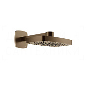 Gessi Jacqueline Верхний душ 37х23,5 см, настенный кронштейн, 1 вид струи, цвет: coffee bronze PVD 77149#761
