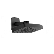 Gessi Jacqueline Верхний душ 37х23,5 см, настенный кронштейн, 1 вид струи, цвет: matte black 77150#299
