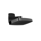 Gessi Jacqueline Верхний душ 37х23,5 см, настенный кронштейн, 1 вид струи, цвет: black metal PVD 77150#706