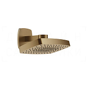Gessi Jacqueline Верхний душ 37х23,5 см, настен. кронш., 1 вид струи, цвет: deep bronze brushed PVD 77150#791
