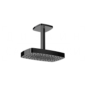 Gessi Jacqueline Верхний душ 37х23,5 см, высота под заказ, 1 вид струи, цвет: black metal PVD 77153#706