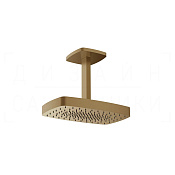 Gessi Jacqueline Верхний душ 37х23,5 см, высота под заказ, 1 вид стр., цвет: deep bronze brushed PVD 77153#791