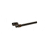 Gessi Jacqueline Держатель для туалетной бумаги открытый, подвесной, цвет: black metal brushed PVD 77455#707