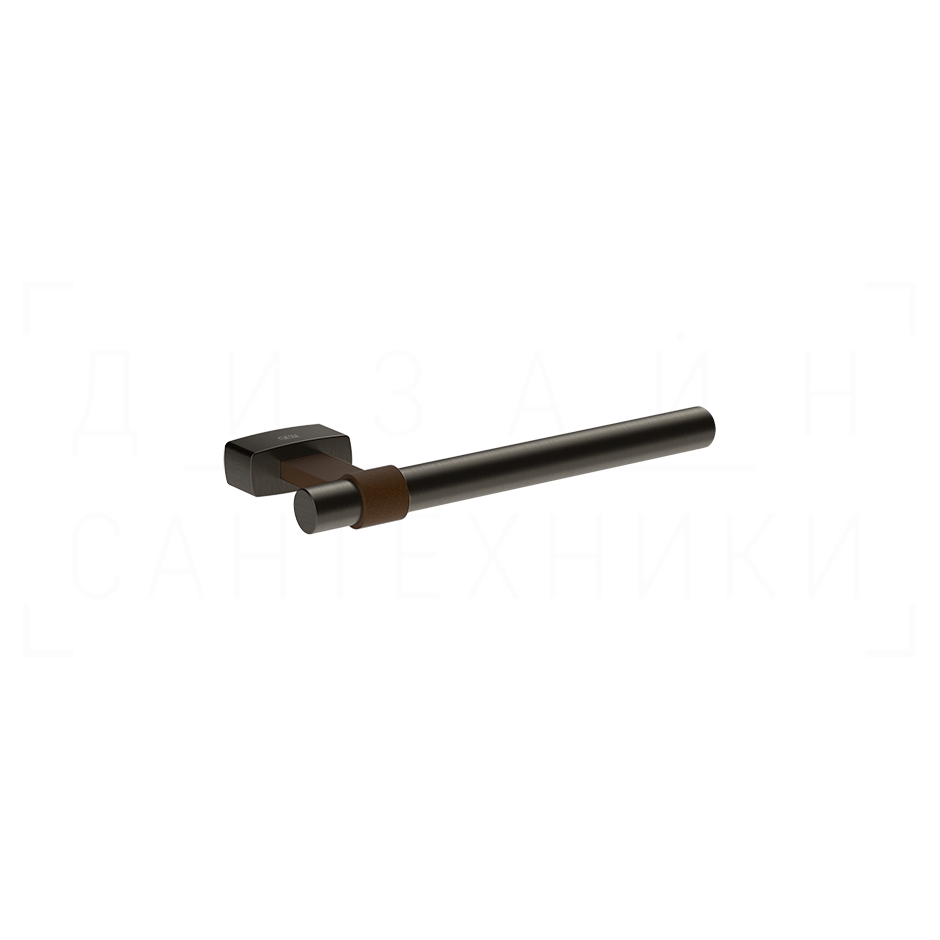 Gessi Jacqueline Держатель для туалетной бумаги открытый, подвесной, цвет: black metal brushed PVD 77455#707