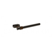 Gessi Jacqueline Держатель для туалетной бумаги открытый, подвесной, цвет: black metal brushed PVD 77455#707