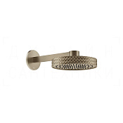 Gessi Pelle Верхний душ d30,5 см, настенный кронштейн, 1 вид струи, цвет: finox brushed nickel 78149#149