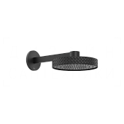 Gessi Pelle Верхний душ d30,5 см, настенный кронштейн, 1 вид струи, цвет: matte black 78149#299