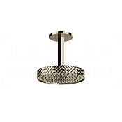 Gessi Pelle Верхний душ d30,5 см, потолочный кронштейн, 1 вид струи, цвет: nickel PVD 78150#720