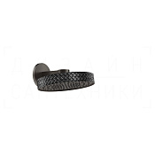 Gessi Pelle Верхний душ d30,5 см, настенный кронш., 1 вид струи, цвет: nero/black metal brushed PVD 78248#440