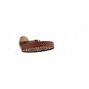Gessi Pelle Верхний душ d30,5 см, настенный кронш., 1 вид струи, цвет: red cherry/copper brushed PVD 78248#445