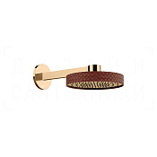 Gessi Pelle Верхний душ d30,5 см, настенный кронштейн, 1 вид струи, цвет: red cherry/warm Bronze PVD 78249#430