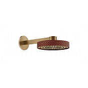 Gessi Pelle Верхний душ d30,5 см, настенный, 1 вид струи, цвет: red cherry/warm bronze brushed PVD 78249#431