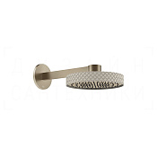 Gessi Pelle Верхний душ d30,5 см, настенный кронштейн, 1 вид струи, цвет: creme/finox brushed nickel 78249#432