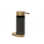 Gessi Perle Дозатор для жидкого мыла подвесной, стеклянная колба, цвет: warm bronze brushed PVD 74814#726
