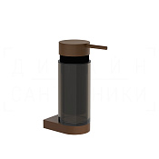 Gessi Perle Дозатор для жидкого мыла подвесной, стеклянная колба, цвет: dark bronze 74814#845