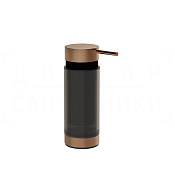 Gessi Perle Дозатор для жидкого мыла настольный, стеклянная колба, цвет: copper brushed PVD 74841#708