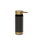 Gessi Perle Дозатор для жидкого мыла настольный, стеклянная колба, цвет: warm bronze brushed PVD 74841#726