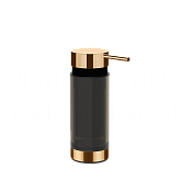 Gessi Perle Дозатор для жидкого мыла настольный, стеклянная колба, цвет: warm bronze PVD 74841#735