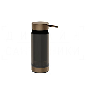 Gessi Perle Дозатор для жидкого мыла настольный, стеклянная колба, цвет: coffee bronze brushed PVD 74841#761