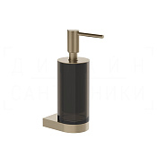 Gessi Ludovica Дозатор для жидкого мыла подвесной, стеклянная колба, цвет: finox brushed nickel 76414#149