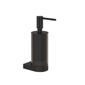 Gessi Ludovica Дозатор для жидкого мыла подвесной, стеклянная колба, цвет: matte black 76414#299