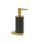 Gessi Ludovica Дозатор для жидкого мыла подвесной, стеклянная колба, цвет: gold brushed 76414#716