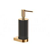 Gessi Ludovica Дозатор для жидкого мыла подвесной, стеклянная колба, цвет: warm bronze PVD 76414#735