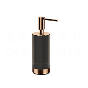 Gessi Ludovica Дозатор для жидкого мыла настольный, стеклянная колба, цвет: copper PVD 76437#030