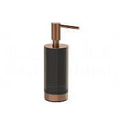 Gessi Ludovica Дозатор для жидкого мыла настольный, стеклянная колба, цвет: copper brushed PVD 76437#708