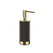 Gessi Ludovica Дозатор для жидкого мыла настольный, стеклянная колба, цвет: brass PVD 76437#710