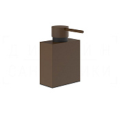 Gessi Jacqueline Дозатор для жидкого мыла подвесной, металлическая колба, цвет: dark bronze 77539#845