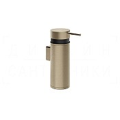 Gessi Pelle Дозатор для жидкого мыла подвесной, металлическая колба, цвет: finox brushed nickel 78513#149